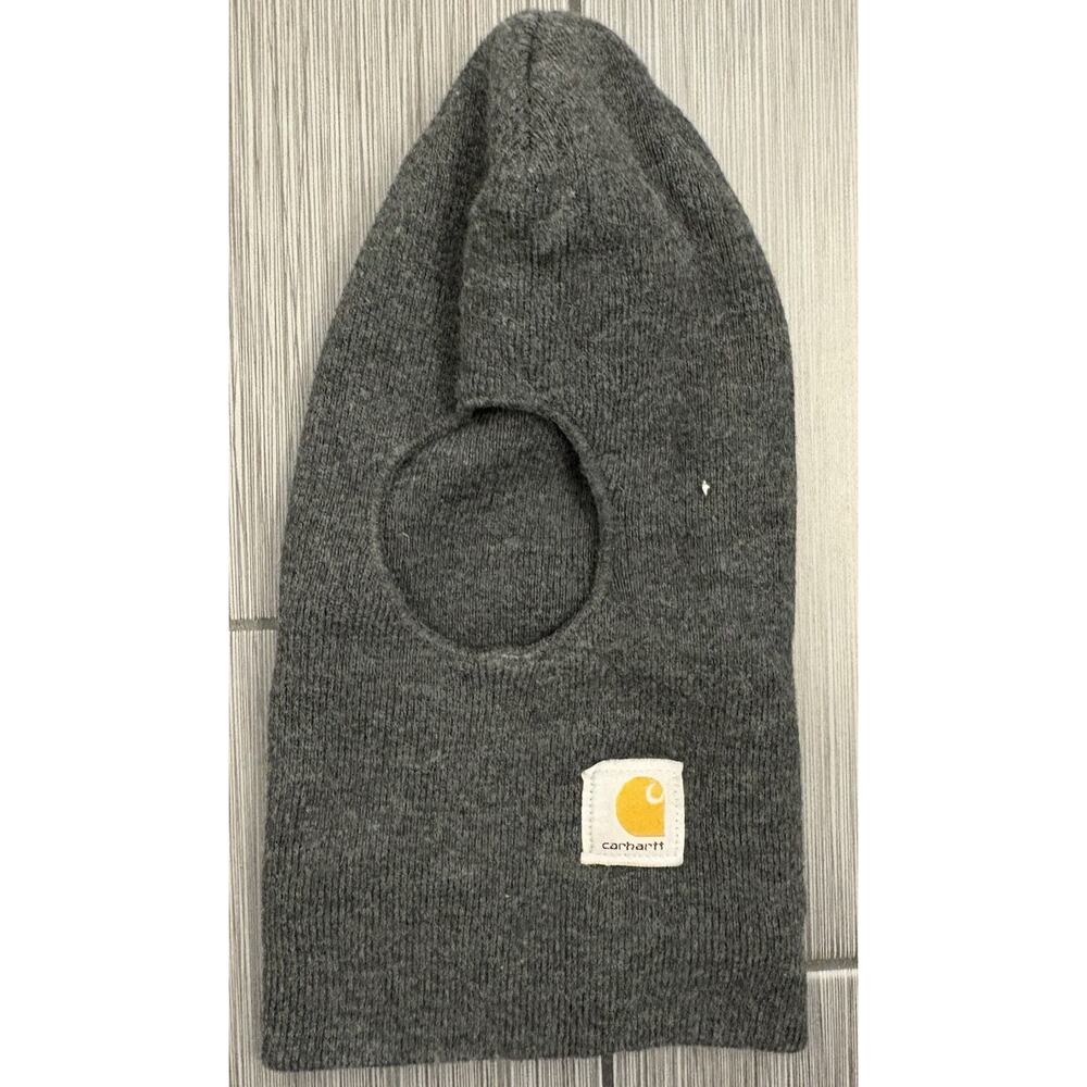 Carhartt Men's Balaclava One Size Gray Knit Long Neck Ski Mask Hats